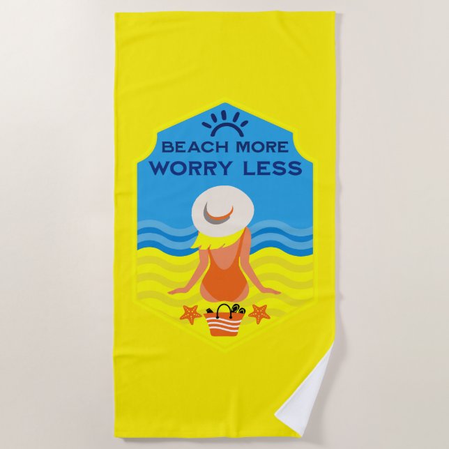 Summer Beach Essential Gift Towel (Front)
