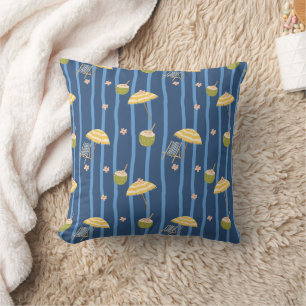 Summer Beach Essentials Pattern (2) Cushion
