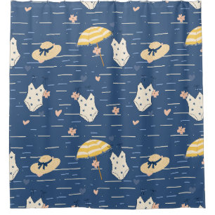 Summer Beach Essentials Pattern (5) Shower Curtain