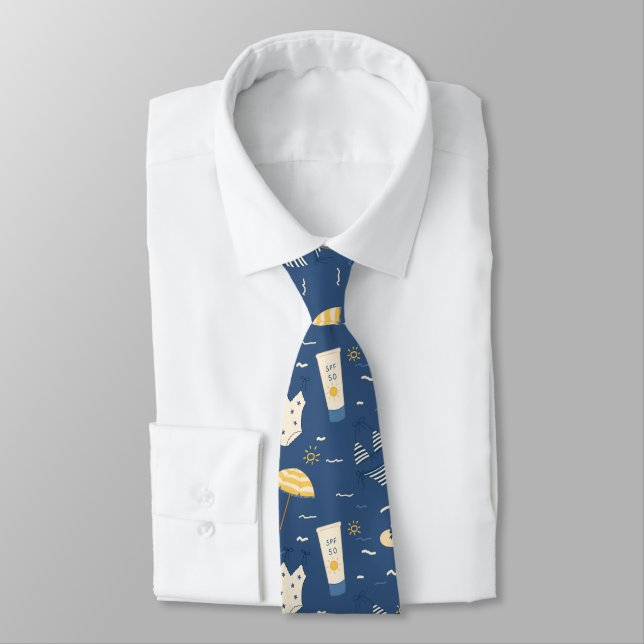 Summer Beach Essentials Pattern (5) Tie (Tied)