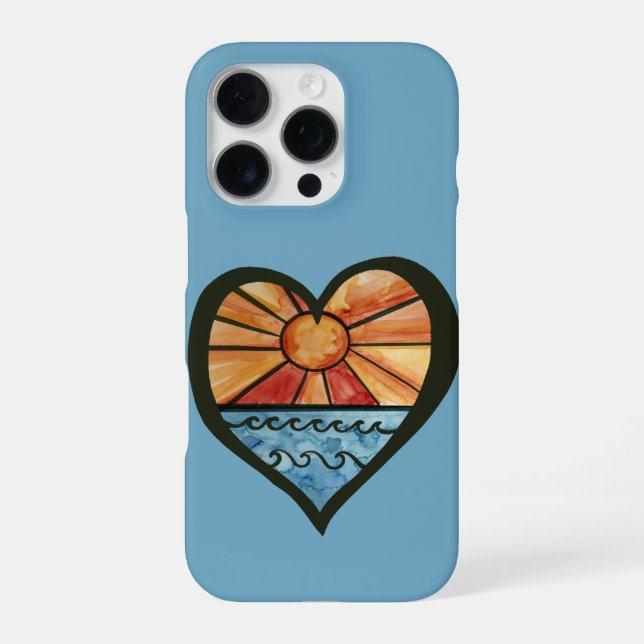 Summer Beach love                                  iPhone Case (Back)
