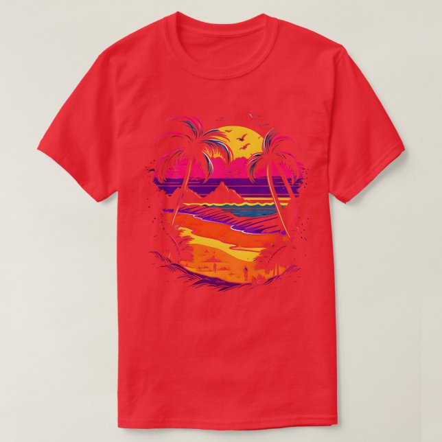 Summer Beach Lover 1 T-Shirt (Design Front)