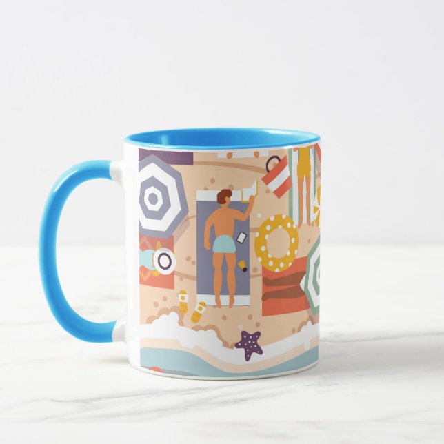 Summer Beach Mug (Left)
