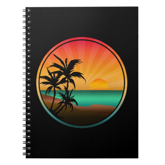 SUMMER BEACH NATURE NOTEBOOK (Front)