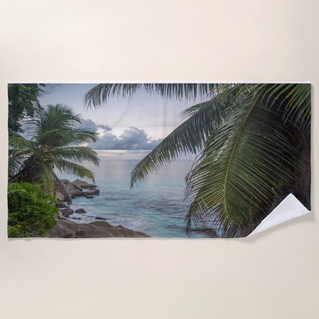 Summer Beach  Palm Trees  Towel (Front)