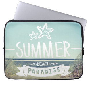 Summer Beach Paradise Laptop Sleeve