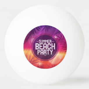 Summer Beach Party Night Ping Pong Ball