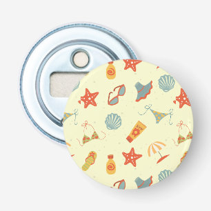Summer Beach Pattern Bottle Opener