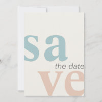 Summer Beach Photo Save The Date