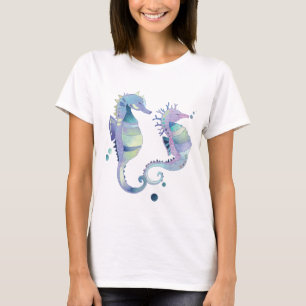 Summer Beach Sea Horses T-Shirt