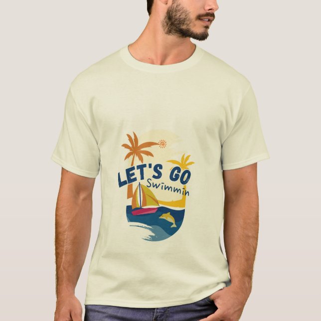 Summer beach tee (Front)