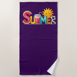 Summer beach towel