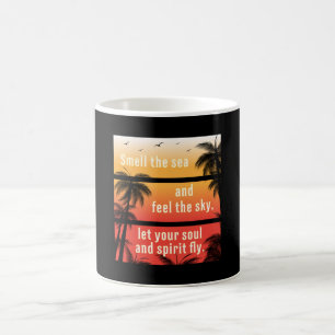 Summer Beach Vacation Surf Cool Sea Sun Funny Gift Coffee Mug