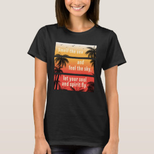 Summer Beach Vacation Surf Cool Sea Sun Funny Gift T-Shirt