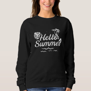 Summer Beach Vacation Surf Sea Cool Sun Funny Gift Sweatshirt