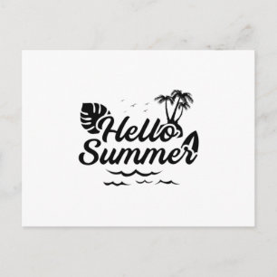 Summer Beach Vacation Surf Sea Sun Funny Gift Idea Postcard