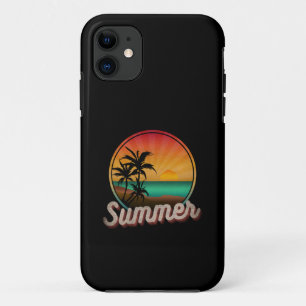 SUMMER BEACH VINTAGE iPhone 11 CASE