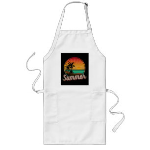 SUMMER BEACH VINTAGE LONG APRON