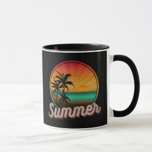 SUMMER BEACH VINTAGE MUG