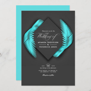 Summer Beach Wedding Invitation