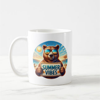 Summer Bear Coffee Mug