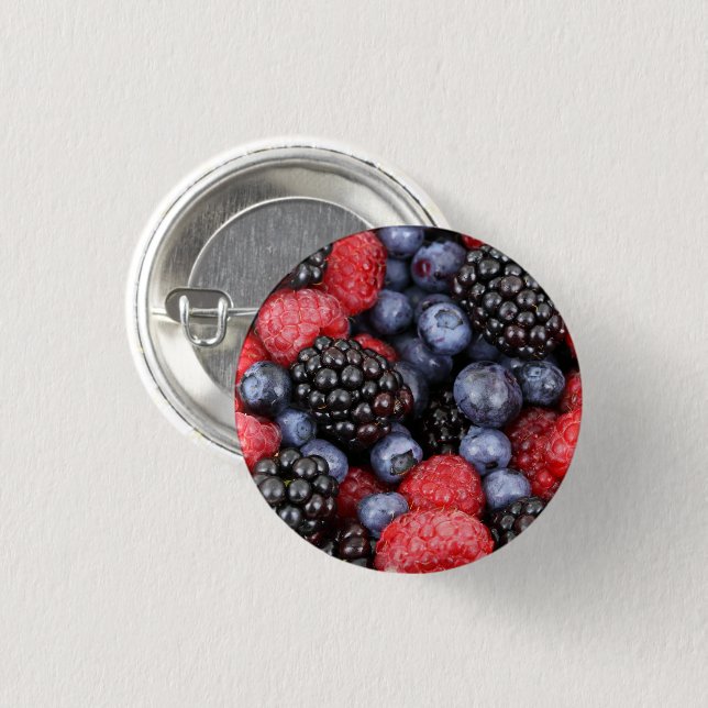 Summer Berries Button (Front & Back)