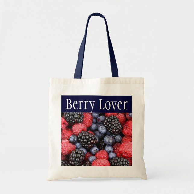 Summer Berries Tote Bag (Front)