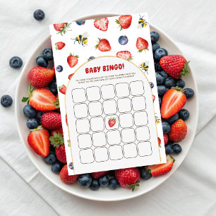 Summer Berry Sweet Baby Shower Bingo Game