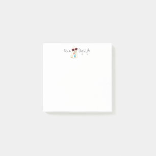 Summer Bichon Frise Post-it Notes