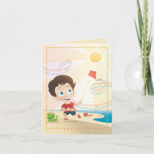 Summer Birthday Greeting. 2/12. Card