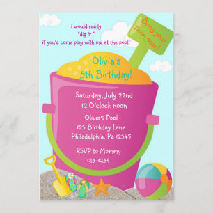 Summer Birthday Invitation