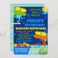 Summer Birthday Party Backyard Water Bash Party