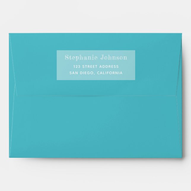 Summer Birthday Water Gun Envelope (Back (Top Flap))