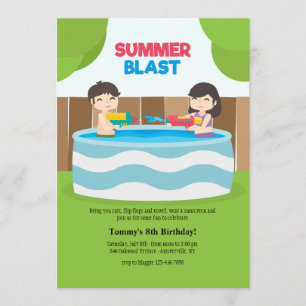 Summer Blast Invitation