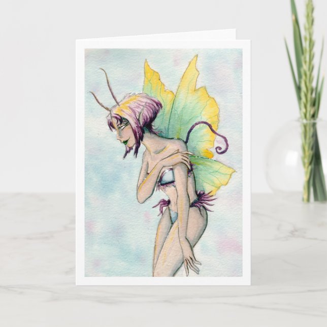 'Summer-Blink' Blank Greeting Card (Front)