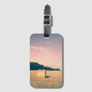 Summer Bliss in the English countryside Luggage Tag