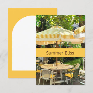 Summer Bliss | Sunny Park Café Postcard