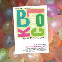 Summer Block Party Retro Type Neighbourhood Event
