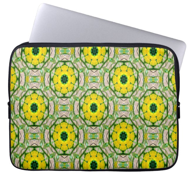 Summer Blooms.. Laptop Sleeve (Front)