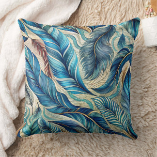 Summer blue design cushion pillow