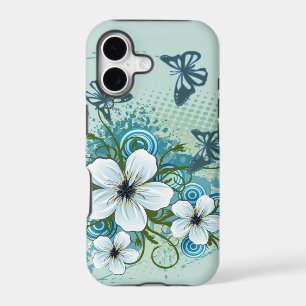 Summer Blue Floral & Butterflies
