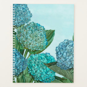 Summer Blue Hydrangea Bouquet Planner