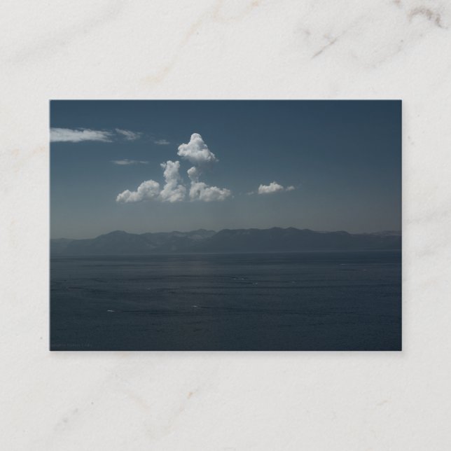 Summer Blues Mini Print Business Card (Front)