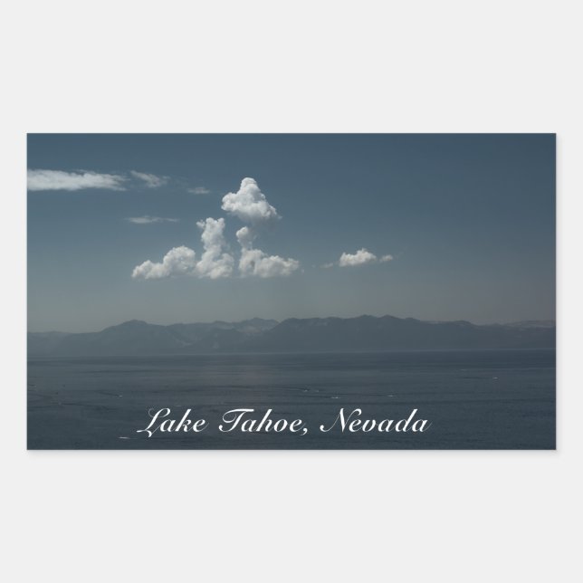 Summer Blues Rectangular Sticker (Front)