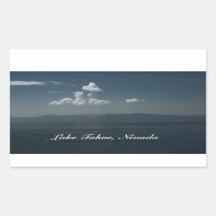 Summer Blues Rectangular Sticker