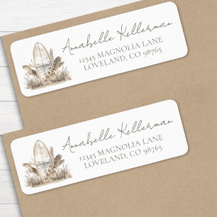 Summer Boho Beach Return Address Label