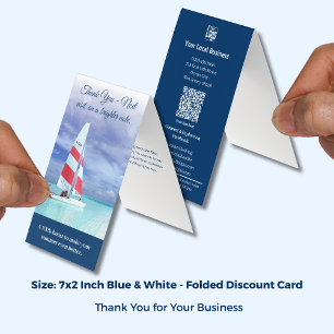 Summer Boost - Folded Thank You Discount Card