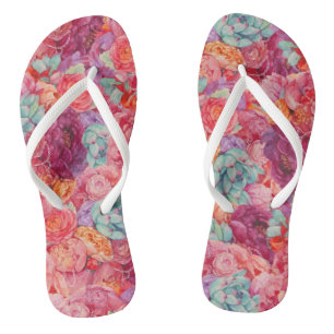 Summer bouquet thongs