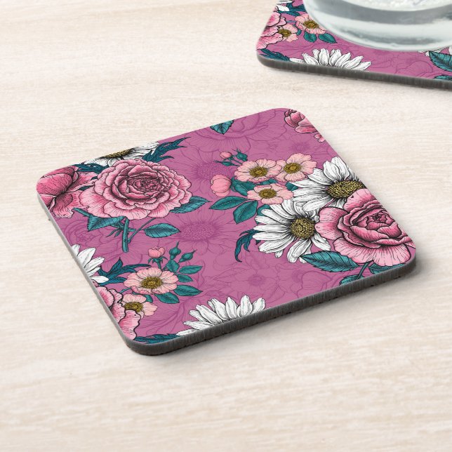 Summer bouquets 2 coaster (Left Side)