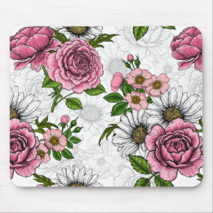 Summer bouquets mouse pad